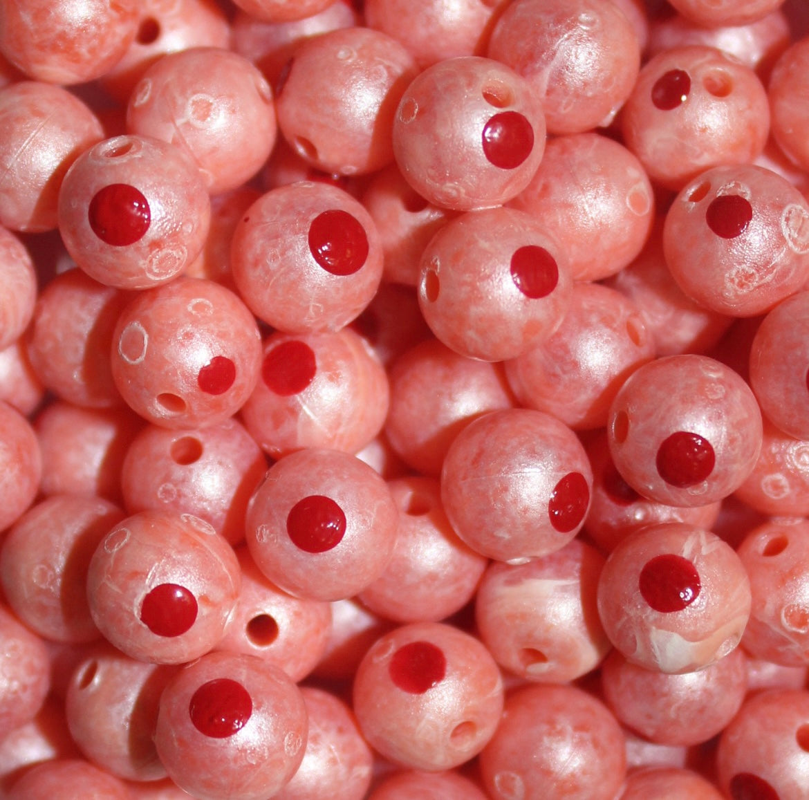 Trout Beads Blood Dot Eggs