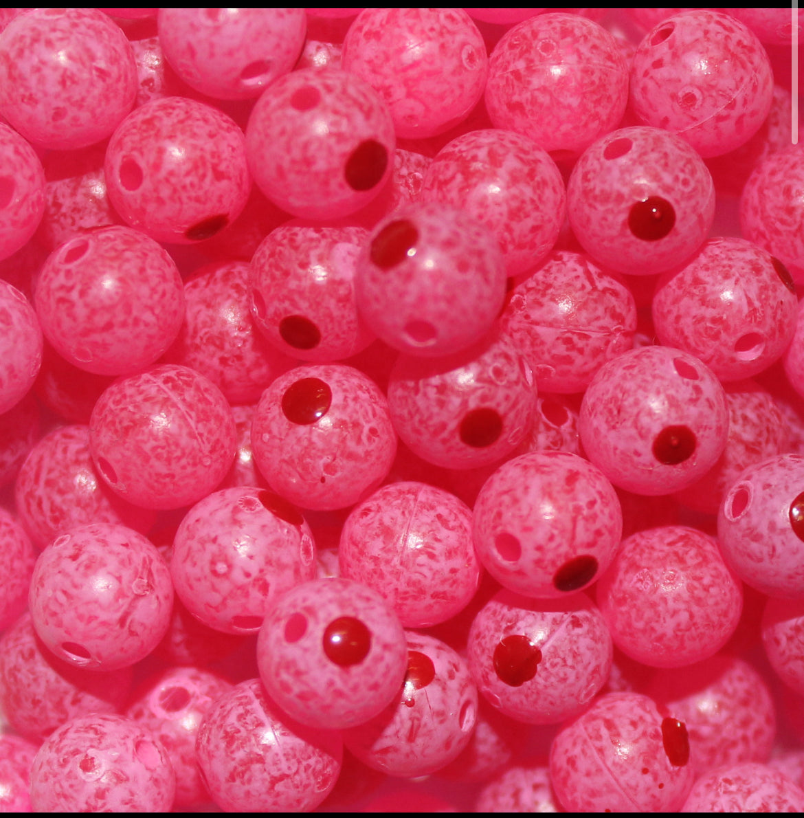 Trout Beads Blood Dot Eggs