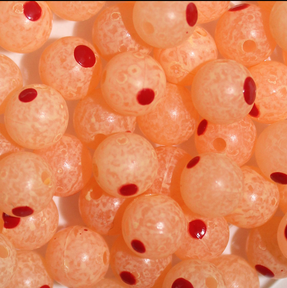 Trout Beads Blood Dot Eggs